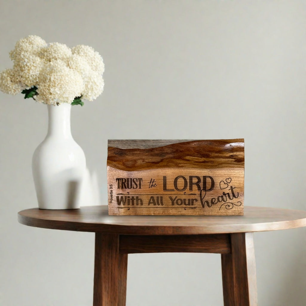 Inspirational Plaque Trust in the Lord