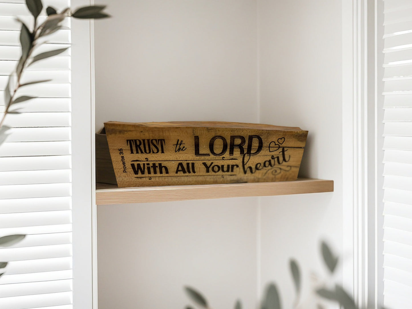 Inspirational Plaque Trust in the Lord