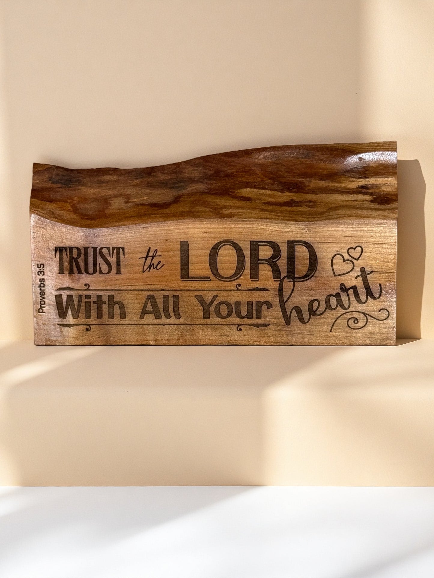 Inspirational Plaque Trust in the Lord